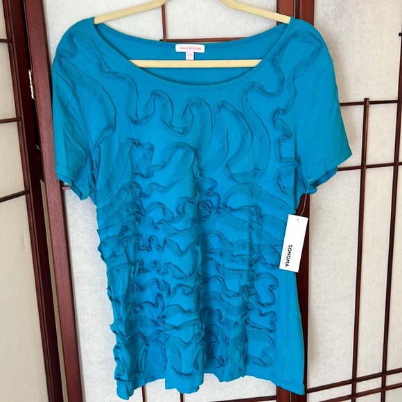 Sonoma Tops - NWT Sonoma Isaac Mizrahi Size XL in Blue